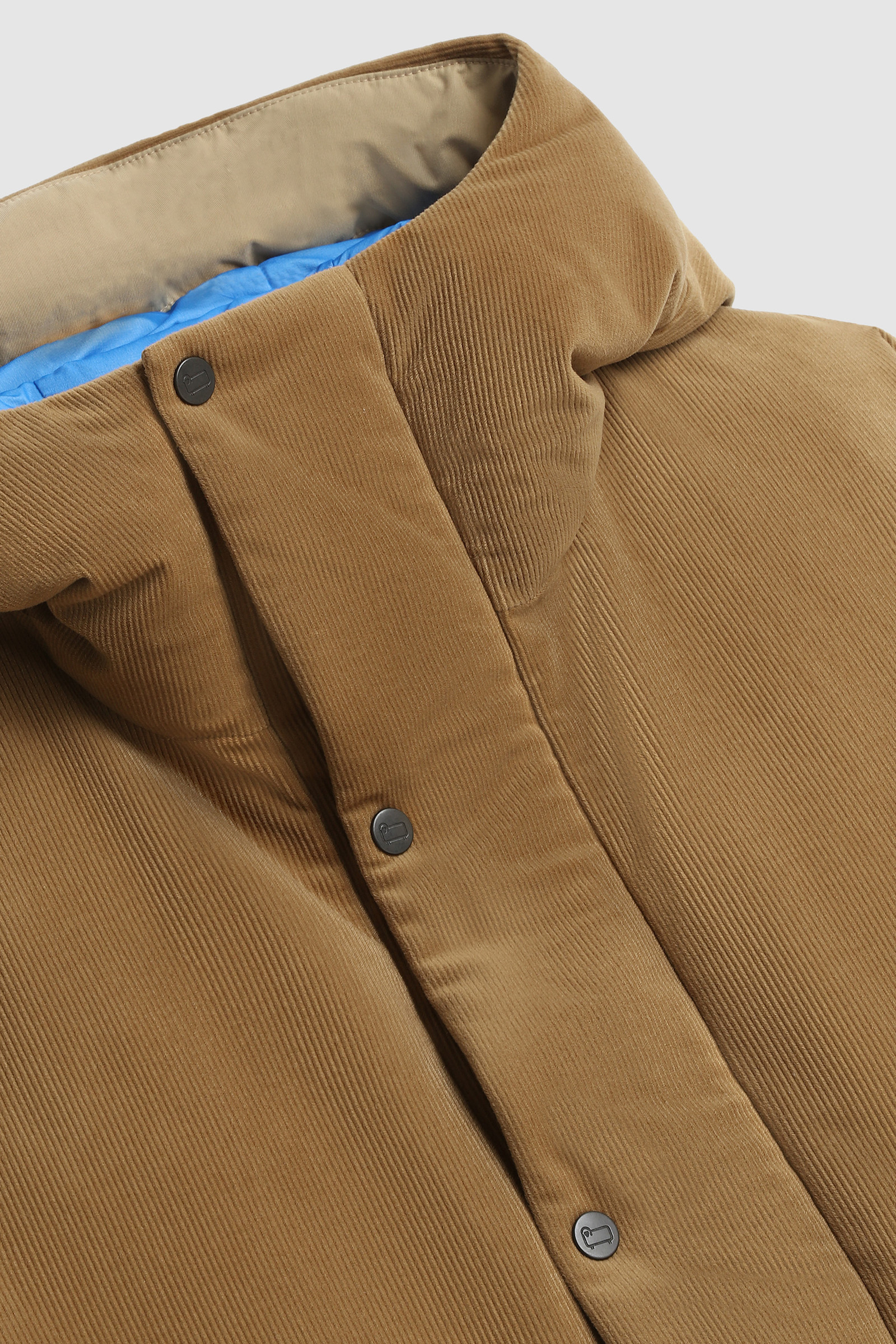 GORE-TEX puffiger Daunen-Parka aus Kord