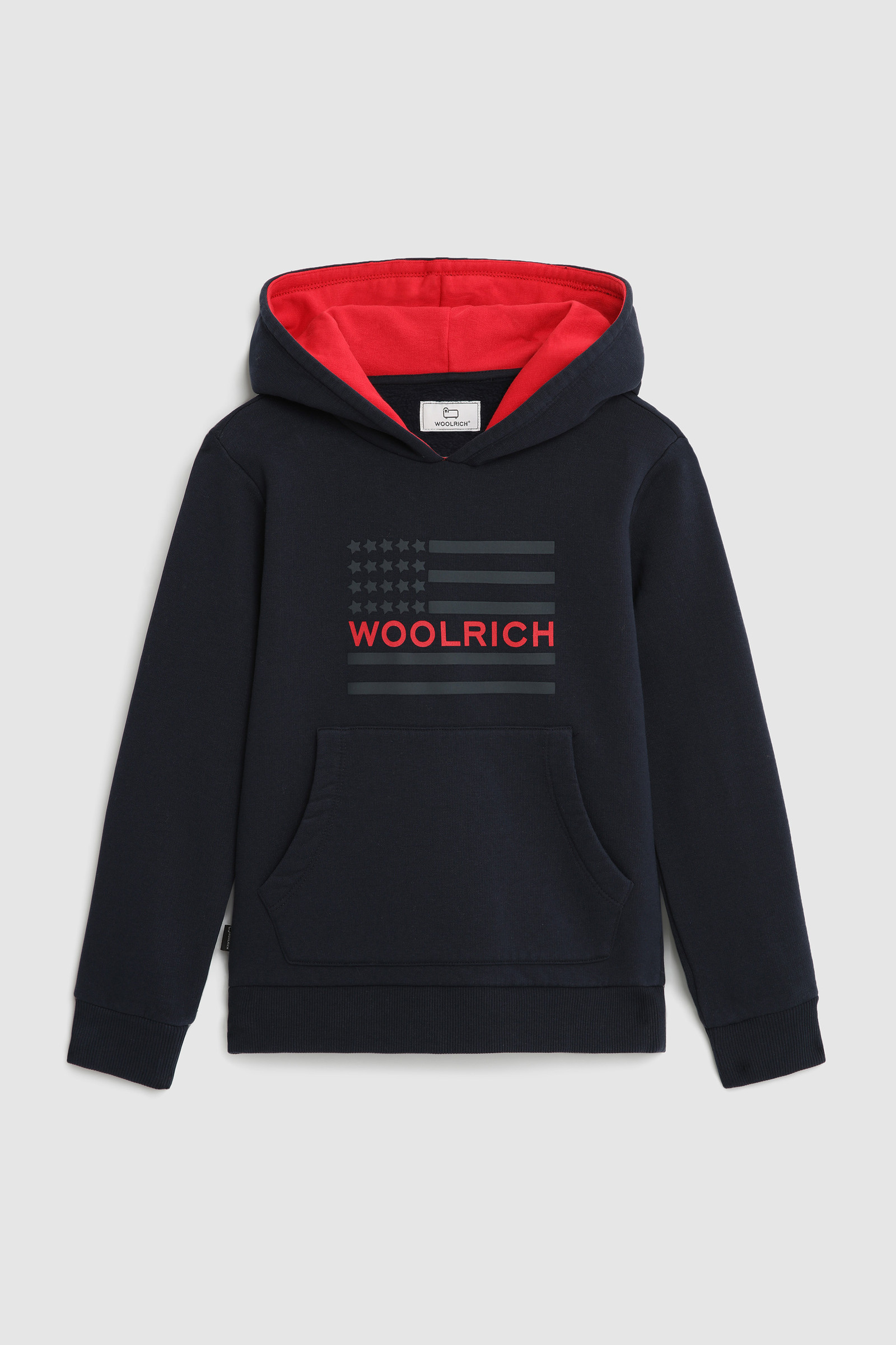 Vlag hoody voor jongens van zacht katoen