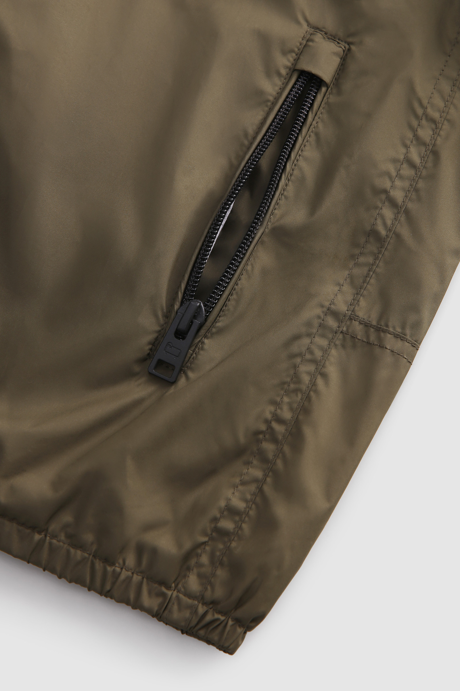 Boy's Ryker Jacket with Hood Green photo 6 | Woolrich
