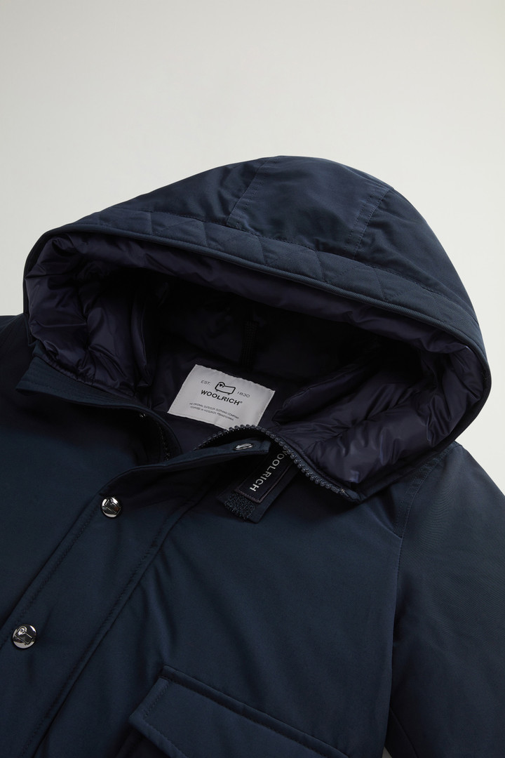 Boys’ Polar Bomber Jacket in Ramar Cloth Blue photo 3 | Woolrich