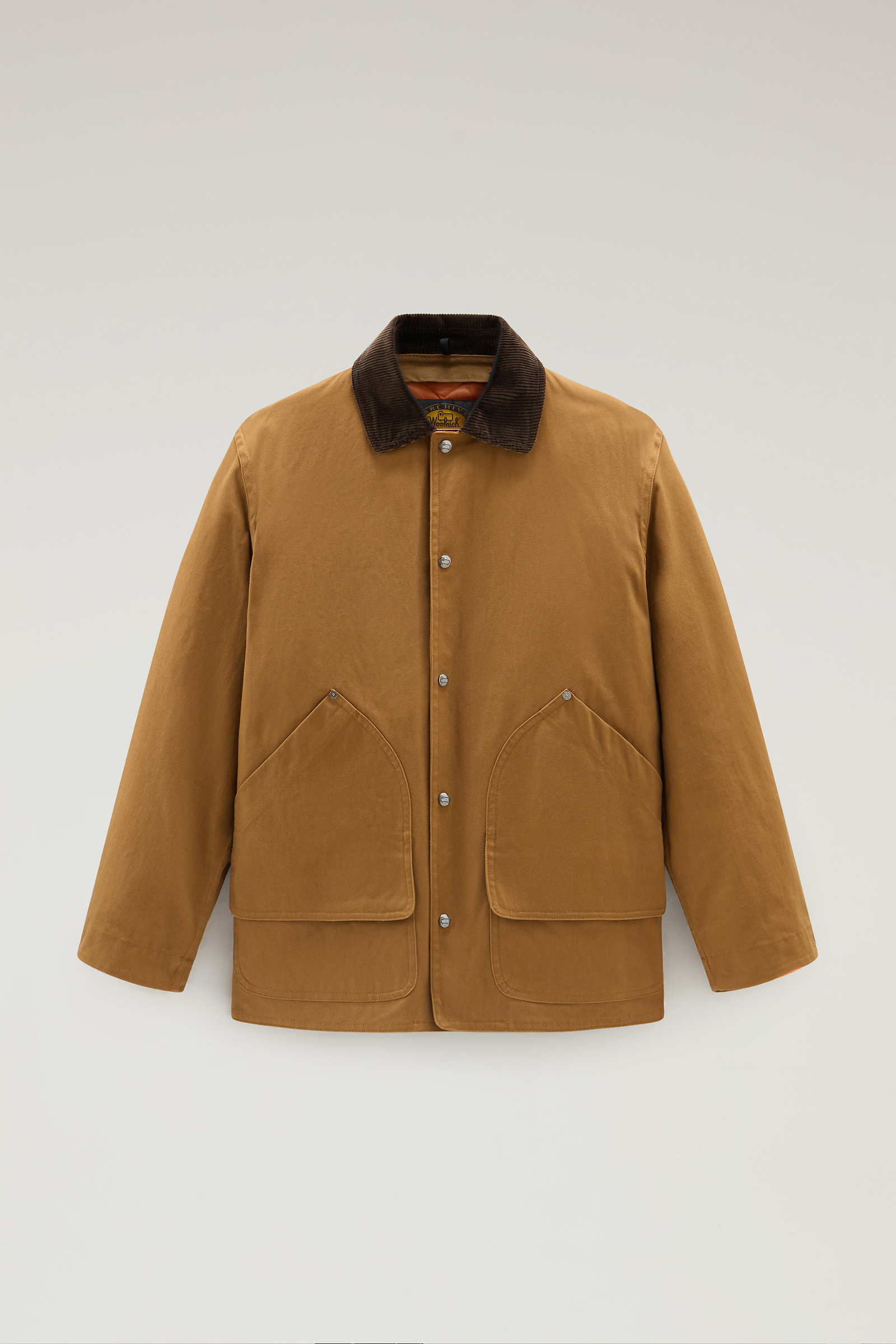 2-in-1 Field Jacket in Pure Cotton Brown | Woolrich USA