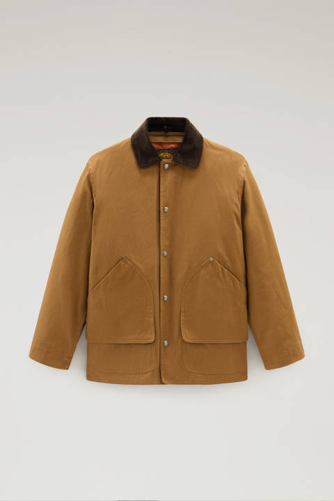 2-in-1 Field Jacket in Pure Cotton Brown photo 2 | Woolrich