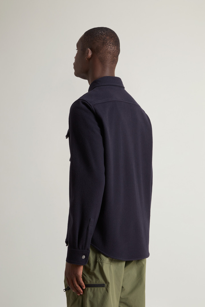 Alaskan Overshirt in Wool Blend Blue photo 3 | Woolrich