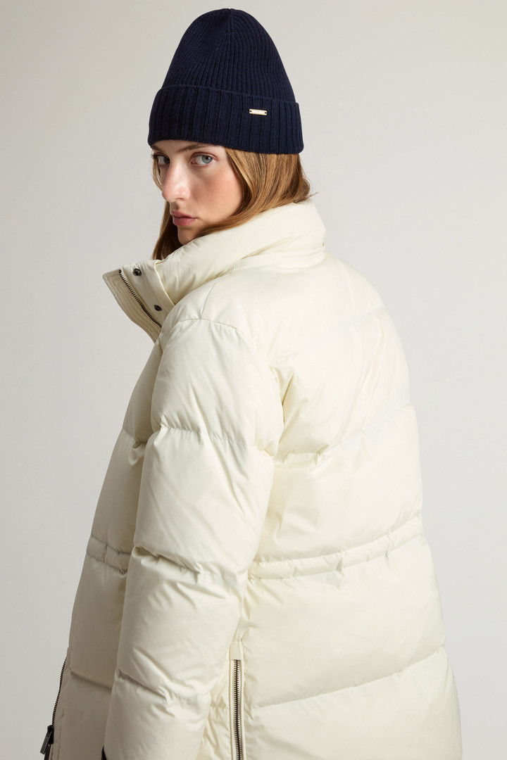 Daunenjacke Alsea aus Stretchnylon mit abnehmbarer Kapuze Weiß photo 4 | Woolrich