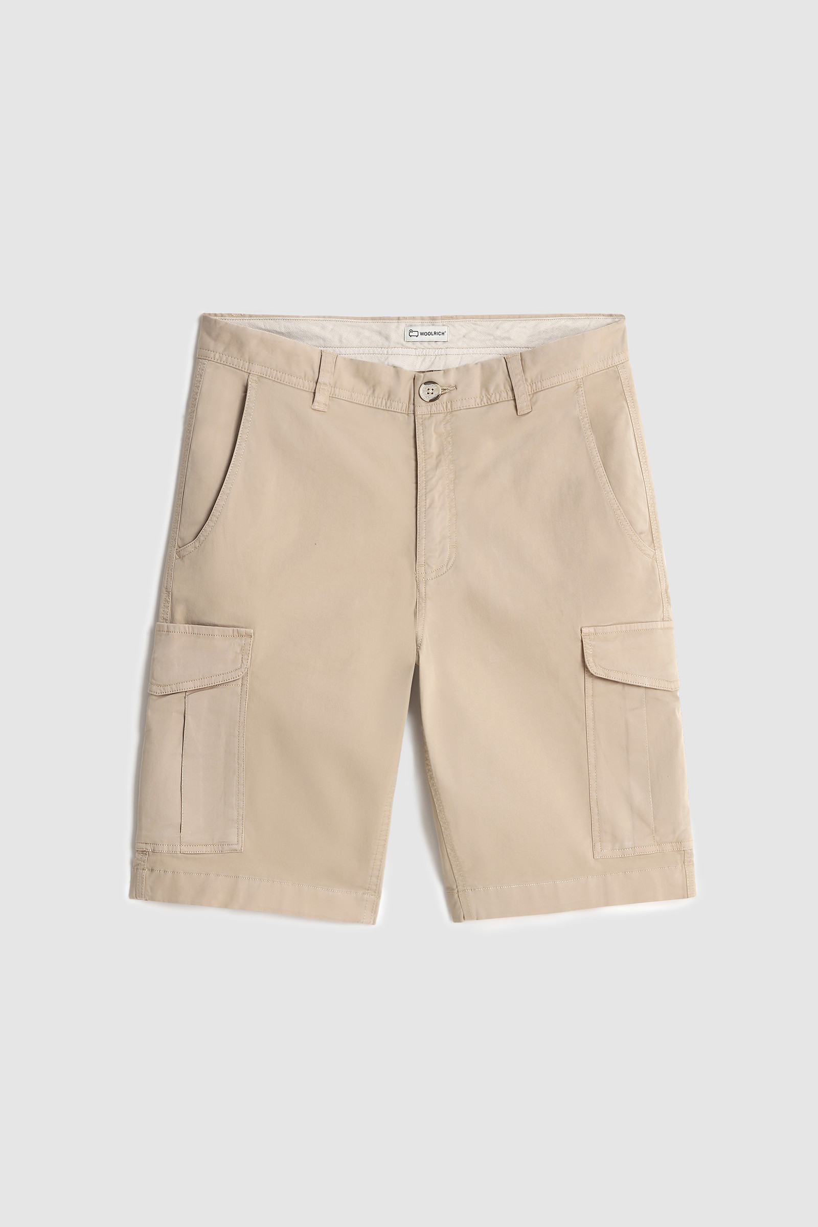 Garment-Dyed Cargo Shorts Beige photo 4 | Woolrich