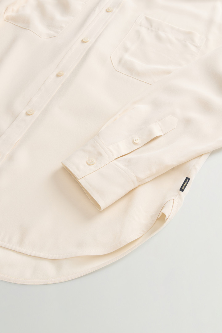 Pure Silk Shirt White photo 7 | Woolrich