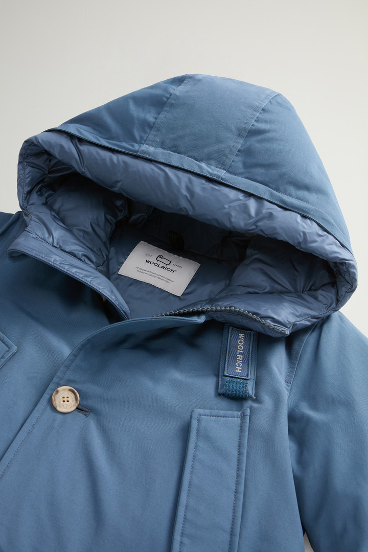 Boys' Arctic Parka in Ramar Cloth Blue photo 3 | Woolrich