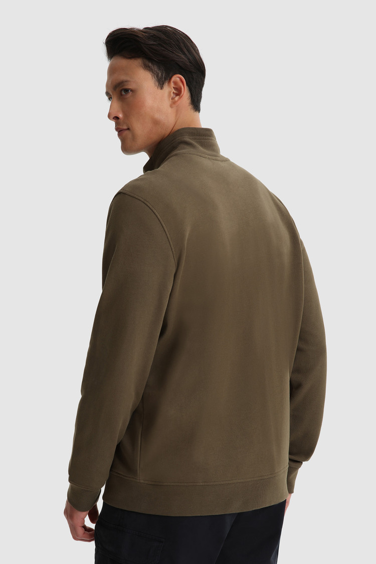 Essential Track sweater with embroidered logo