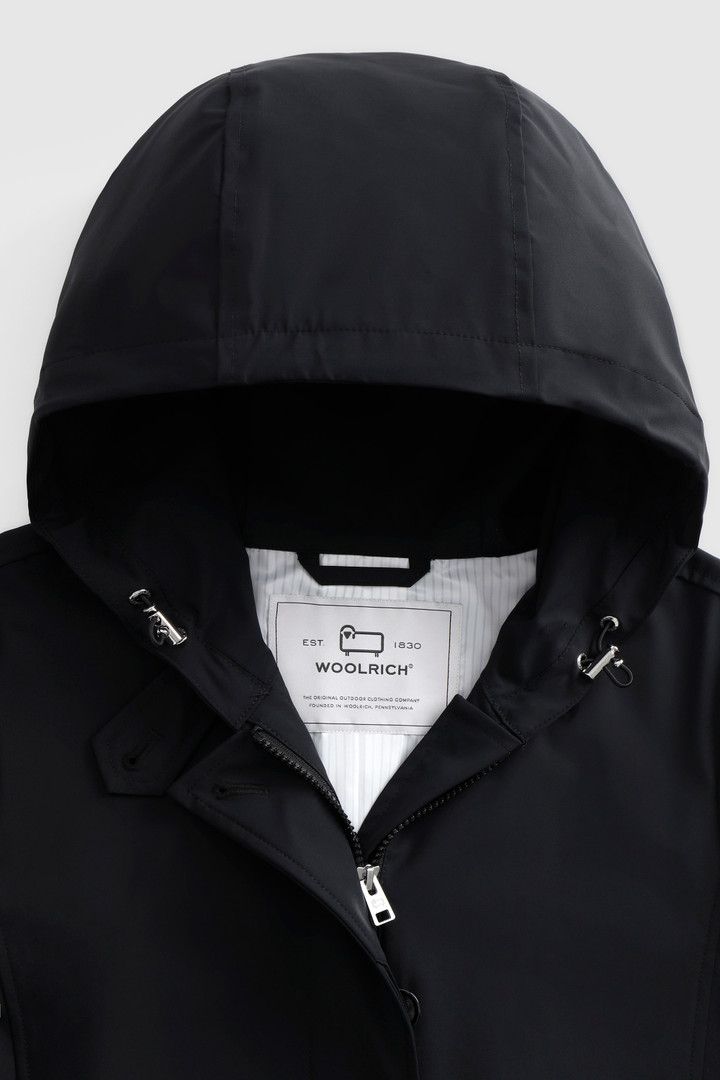 Leichter Trenchcoat Fayette Schwarz photo 5 | Woolrich