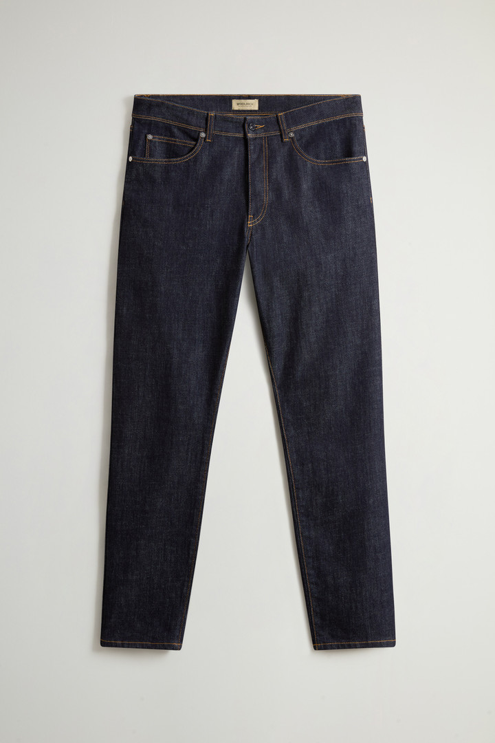 Broek van elastisch denim Blauw photo 4 | Woolrich