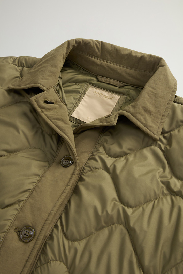 Jacke Heritage aus Mikrofaser Grün photo 6 | Woolrich