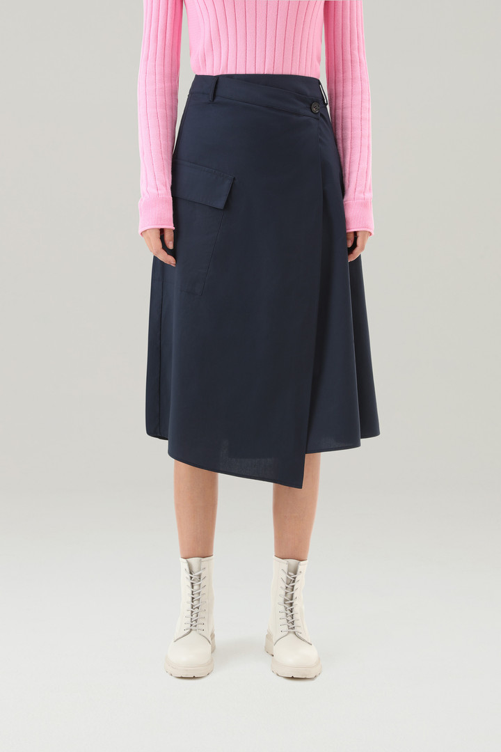 Woolrich Women Melton Blue Size Xs In Melton Blue