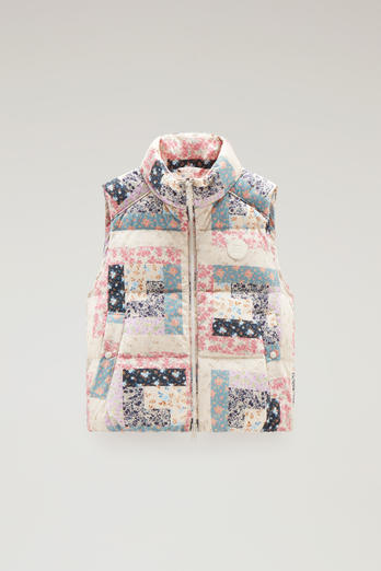 Pennsylvania Quilted Vest with Patchwork Print Multicolor | Woolrich