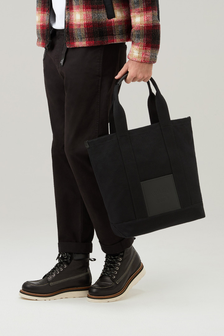 Premium Tote Bag Black photo 7 | Woolrich