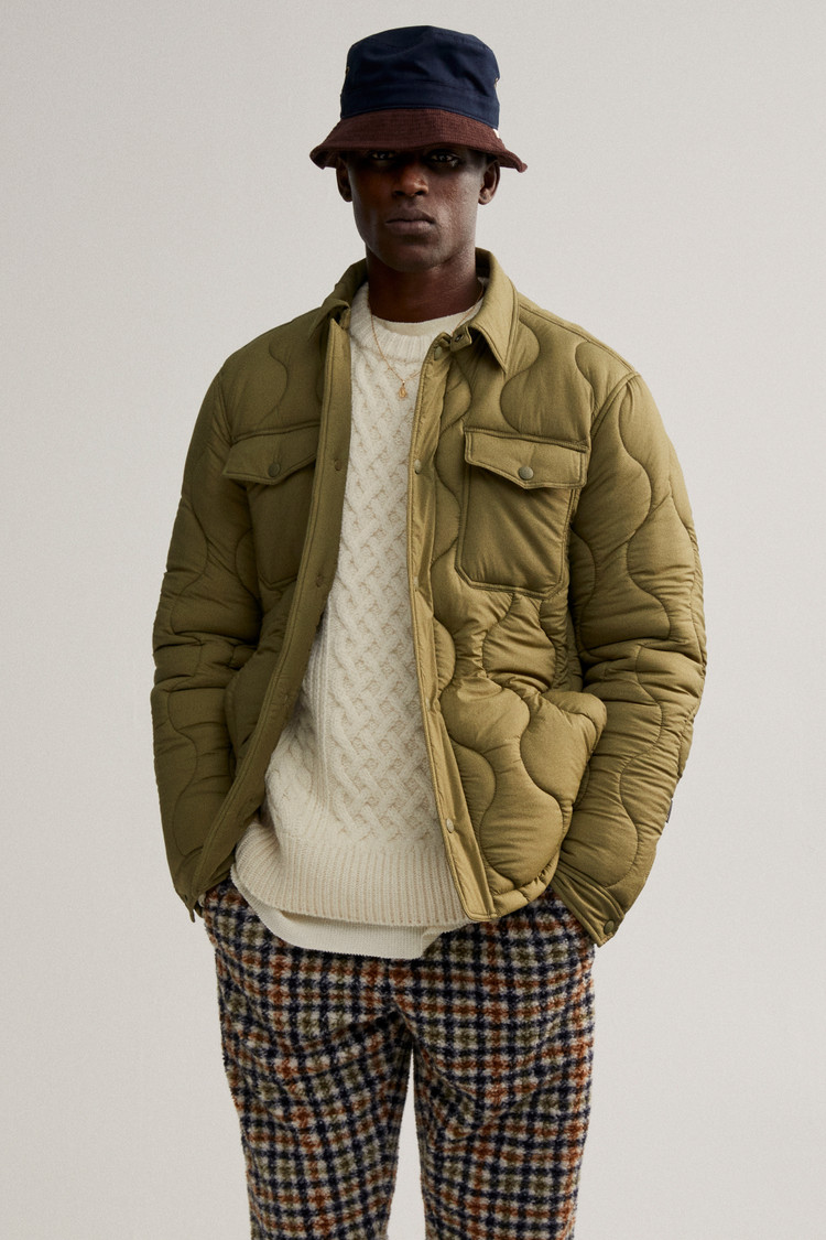 Aimé Leon Dore / Woolrich gewatteerd overhemd