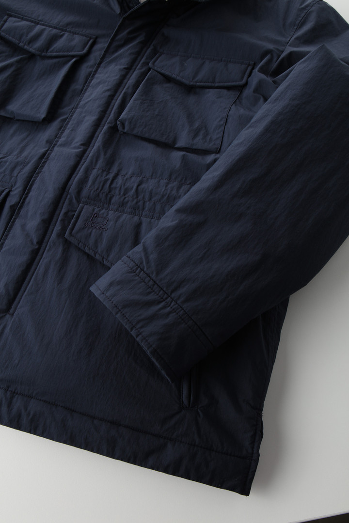 Ripstop Field Jacket with Sherpa Wool Lining Blue photo 3 | Woolrich