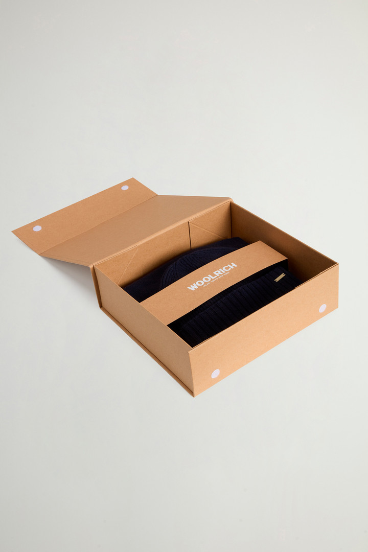 Gift Set with Beanie and Scarf Blue photo 3 | Woolrich