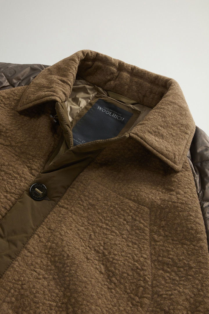 Hybrid Military Jacket in Cotton and Italian Wool Blend by Todd Snyder Brown photo 6 | Woolrich