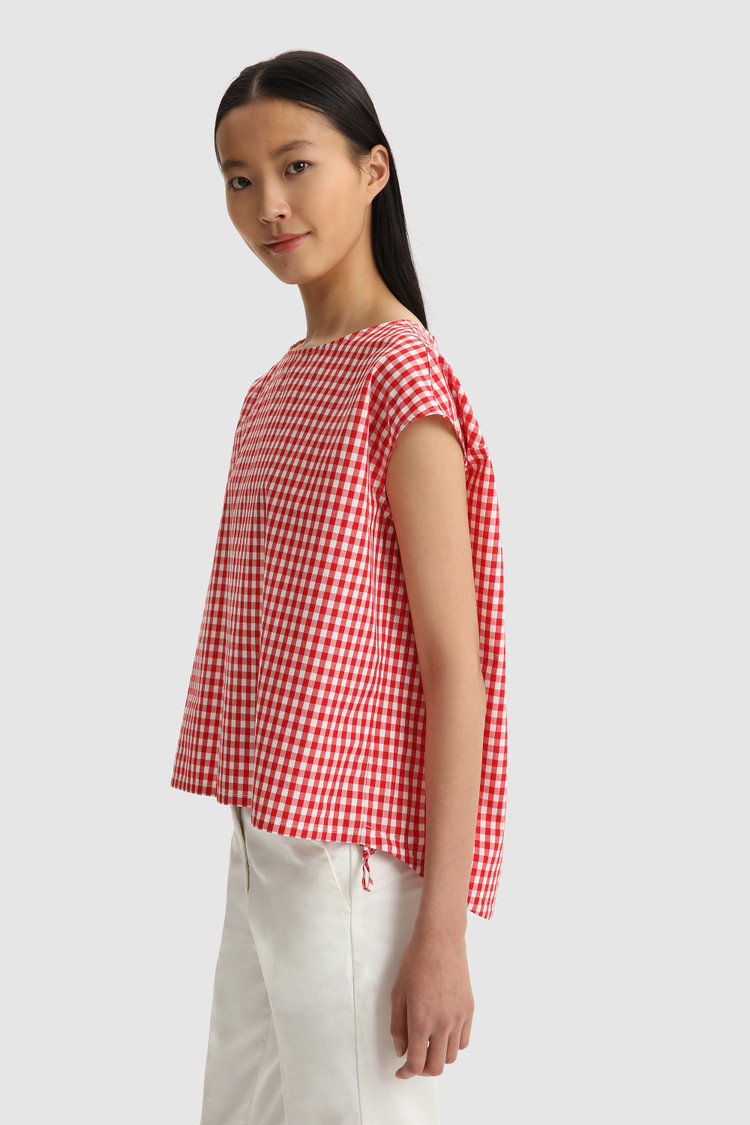 Gemusterte Bluse