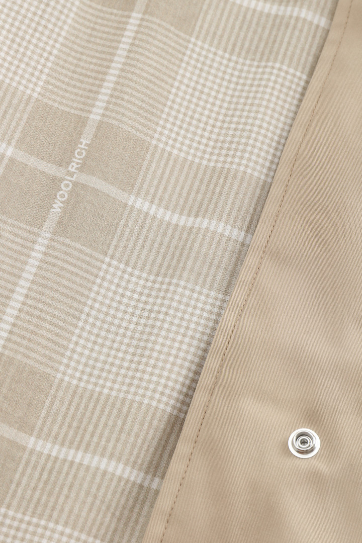 Gabardina ligera Havice con forro estampado a cuadros beige photo 11 | Woolrich