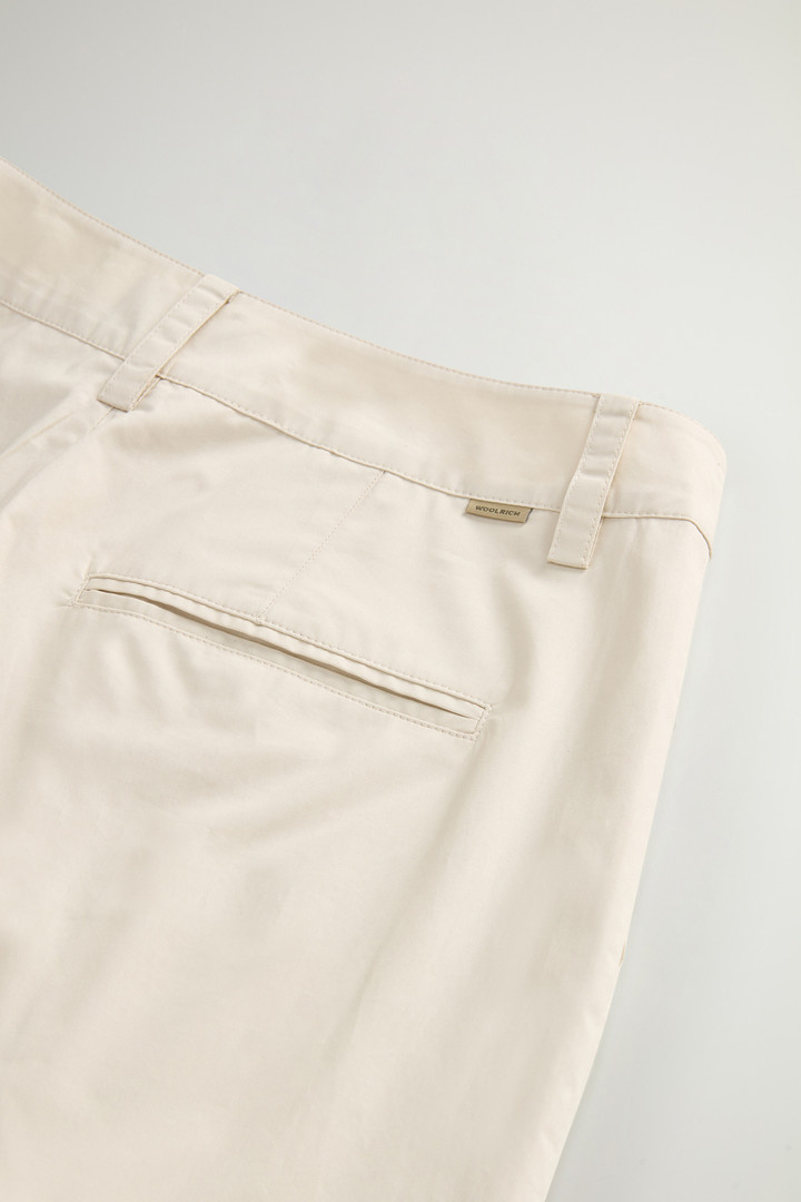 Popeline-Chinoshorts aus reiner Baumwolle Beige photo 7 | Woolrich