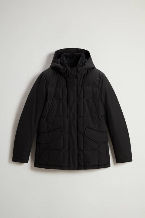 Blizzard Field Jacket in Ramar Cloth Black photo 2 | Woolrich