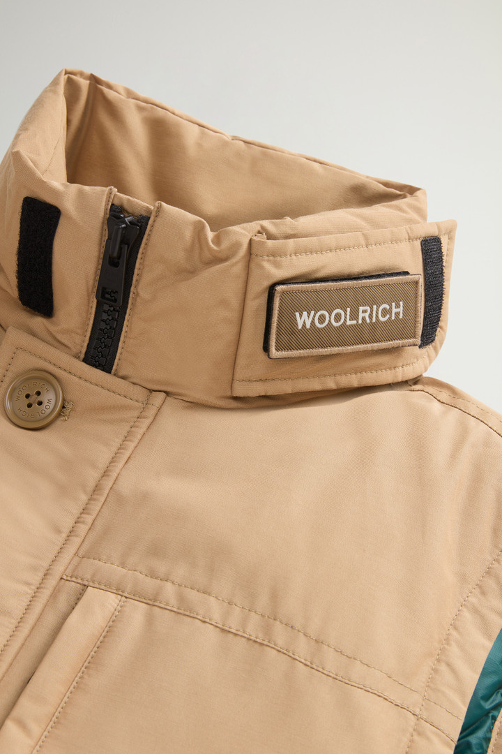 Gefütterte Weste aus Ramar Cloth Beige photo 7 | Woolrich