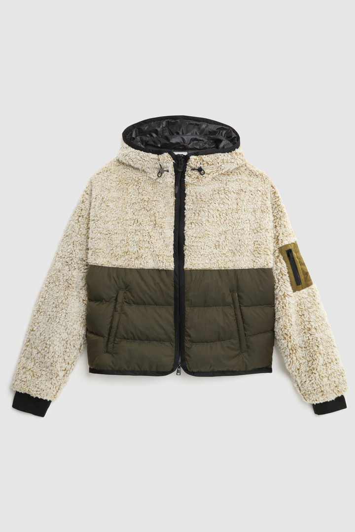 Fleece and nylon Hoodie