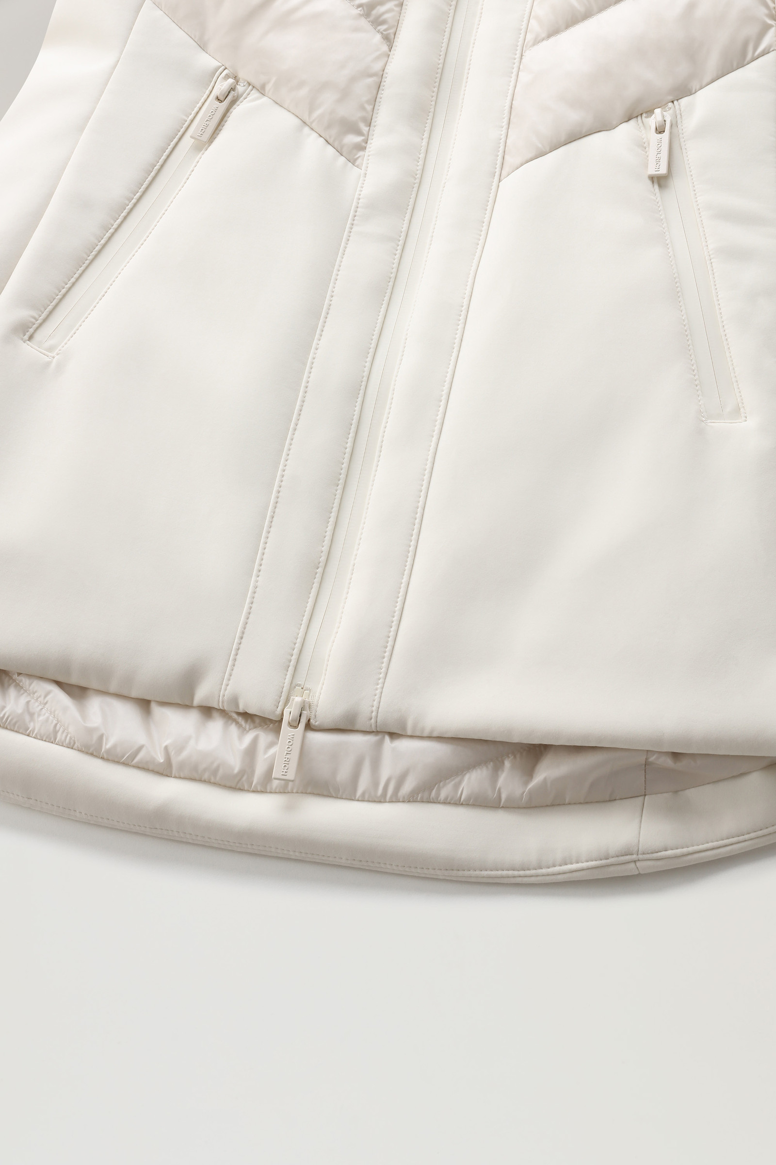 Veste Suffolk en microfibre stretch et softshell blanc photo 9 | Woolrich