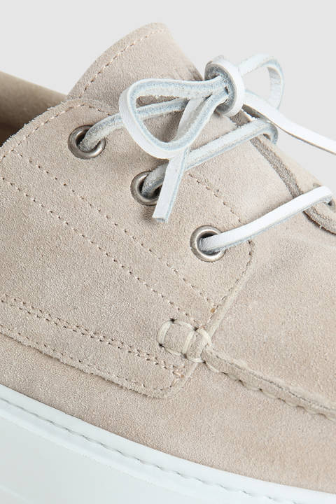 Suede Boat Shoes Pink photo 2 | Woolrich
