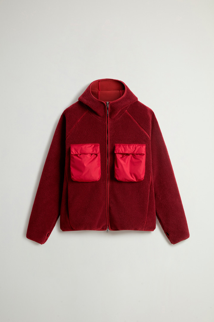 Hybrid Full-Zipper Hoodie Red photo 5 | Woolrich