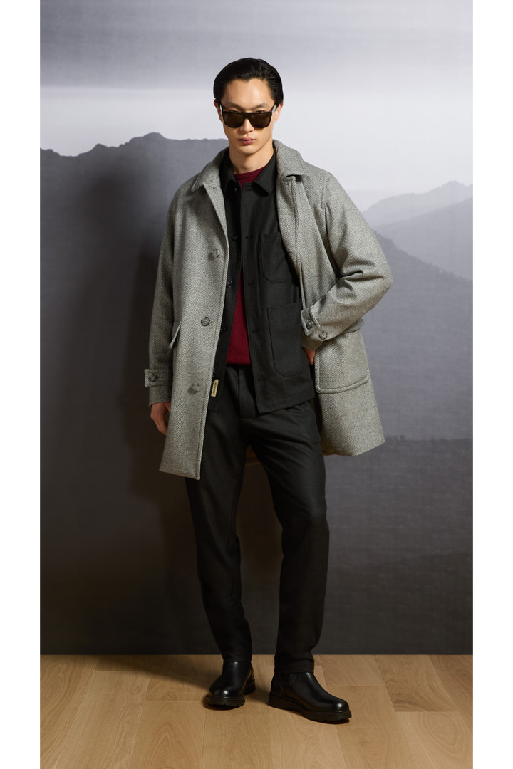 WOOL BLEND CHORE JACKET Gray photo 9 | Woolrich