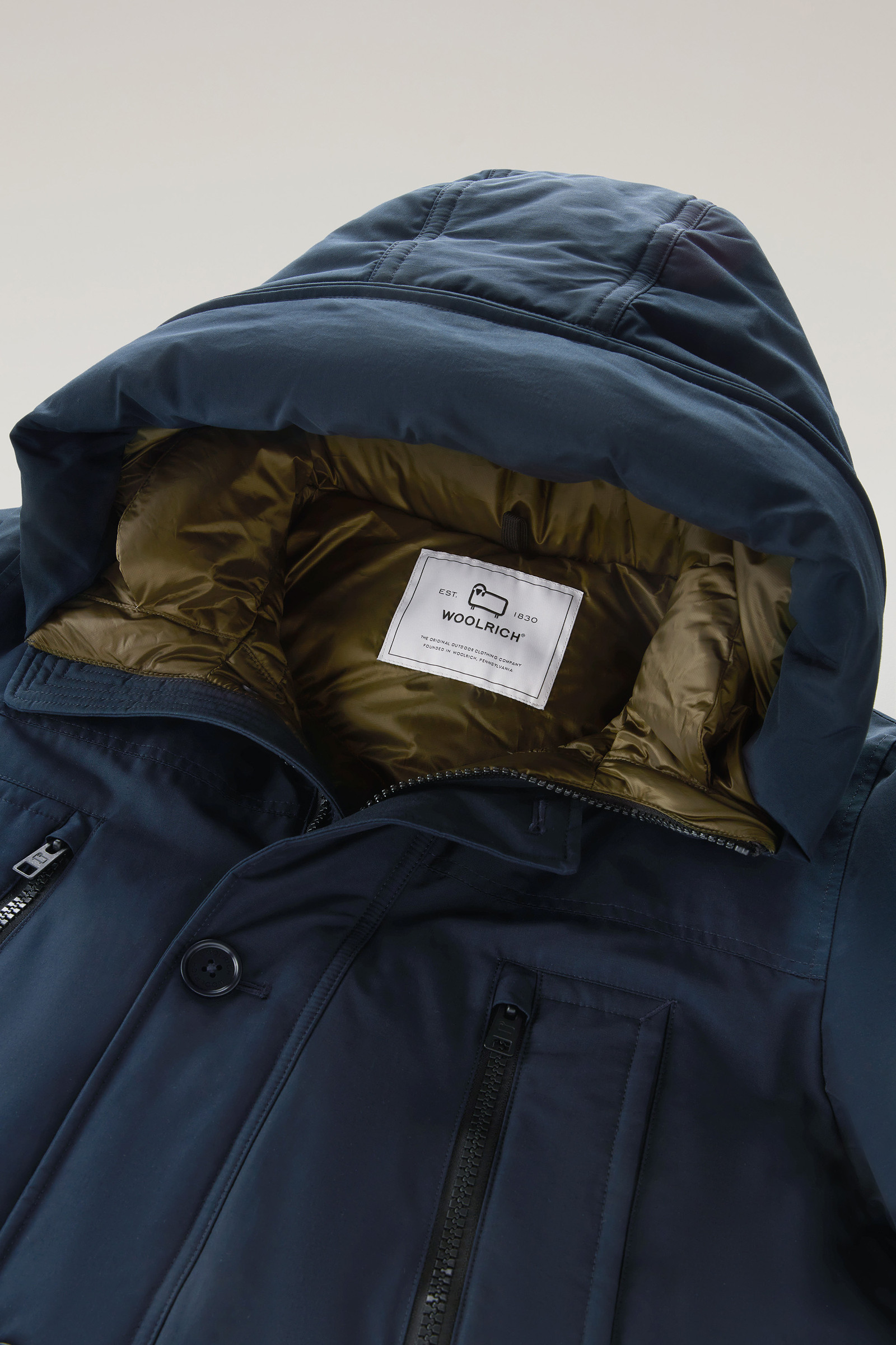 Arctic Parka Evolution aus Ramar Cloth blau photo 6 | Woolrich