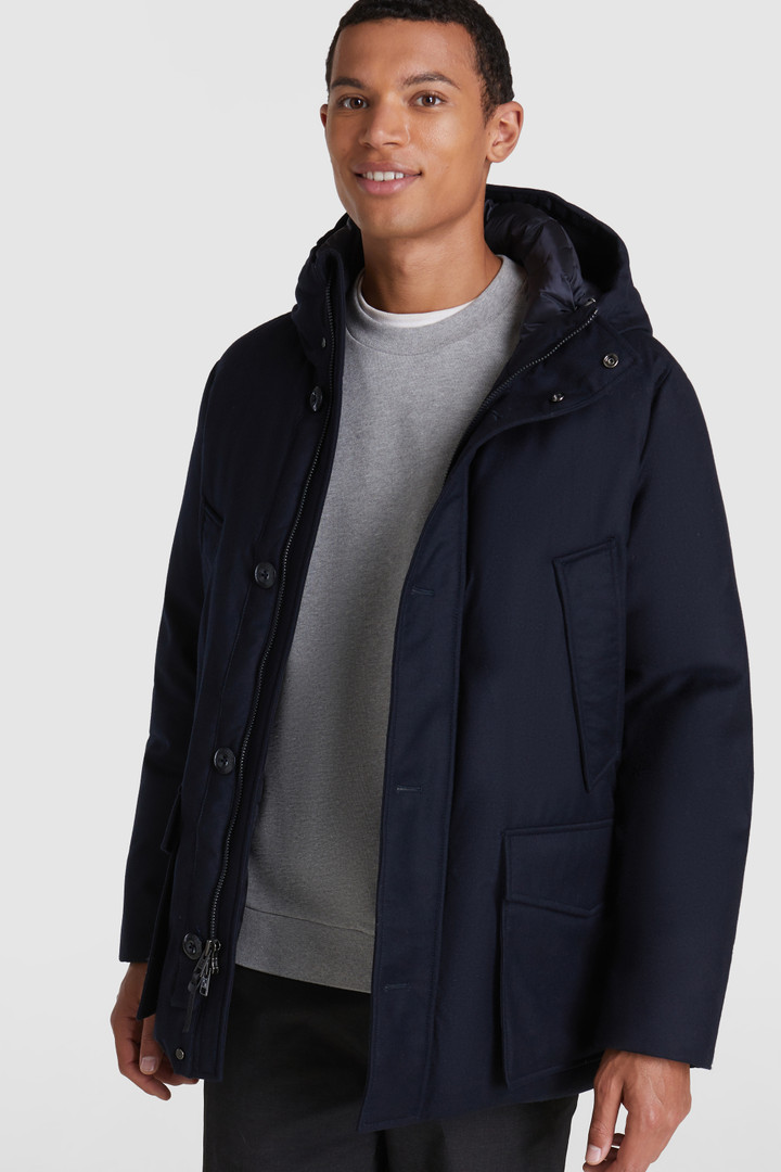 Mountain Parka van fijne wol