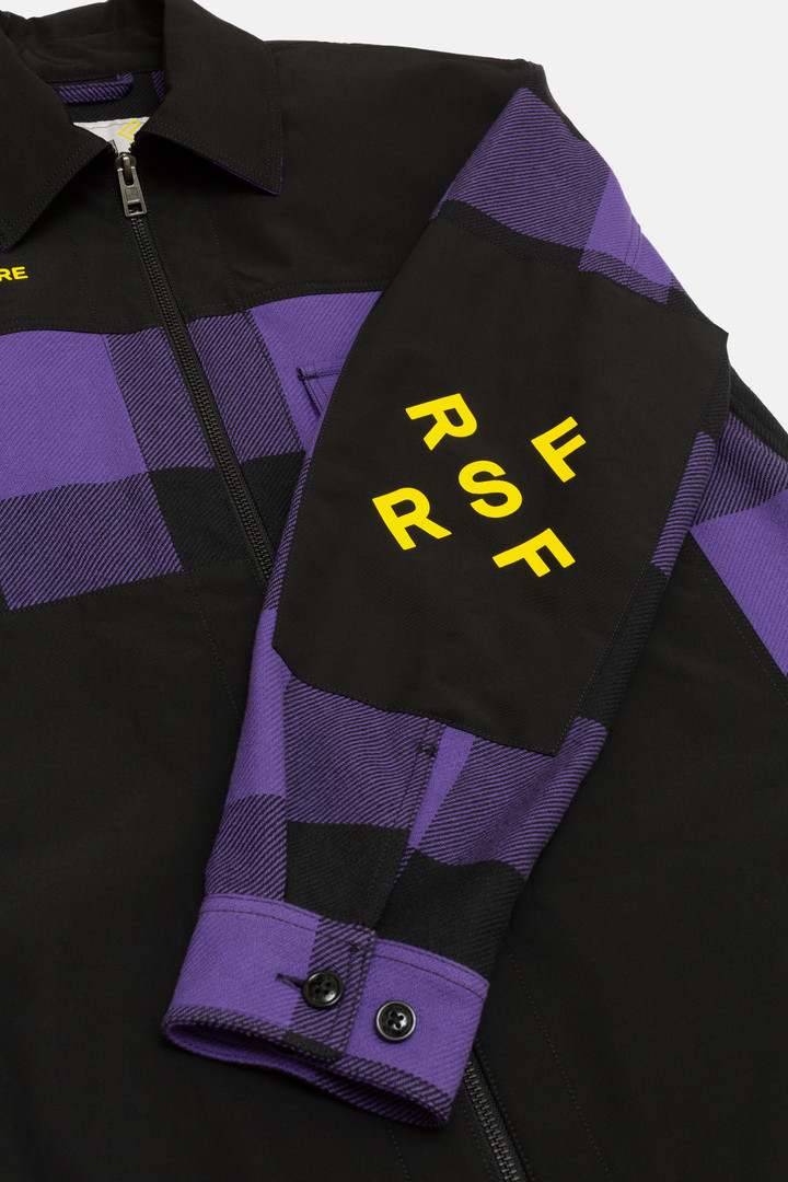 Woolrich x RSF surchemise avec motif Buffalo Check