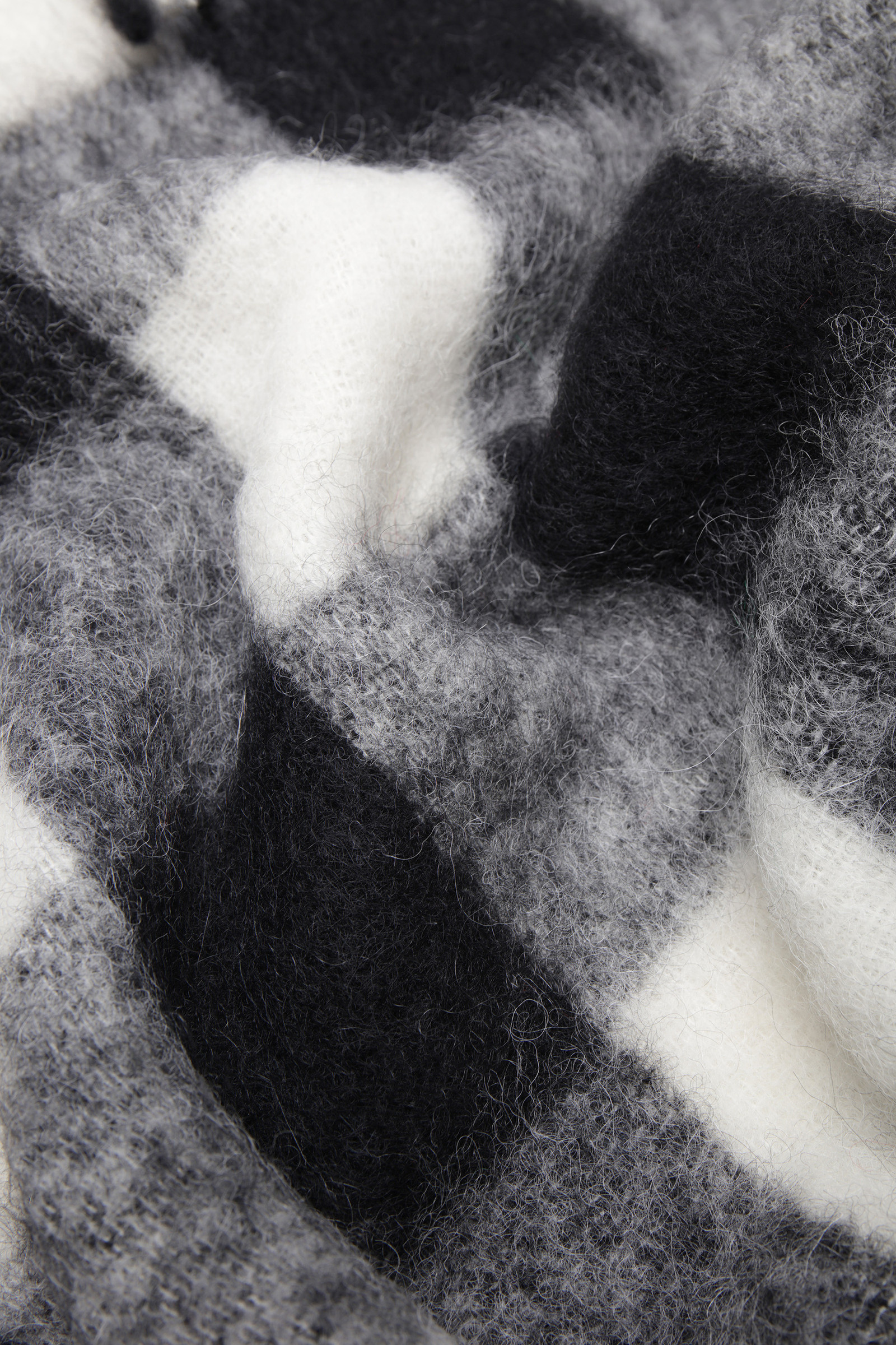 Buffalo Check Cape Scarf White photo 2 | Woolrich