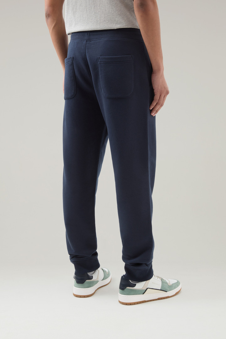 Pantalon de sport en coton molletonné mélangé Bleu photo 3 | Woolrich