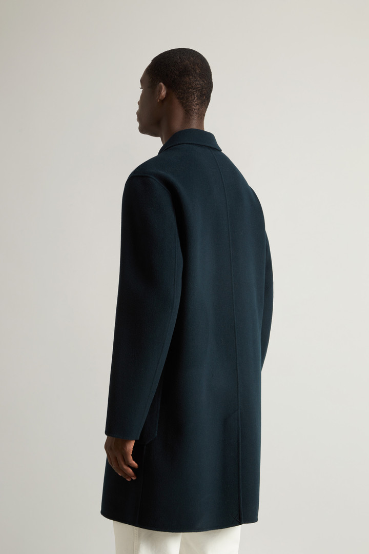 Coat in Pure Virgin Wool Blue photo 3 | Woolrich