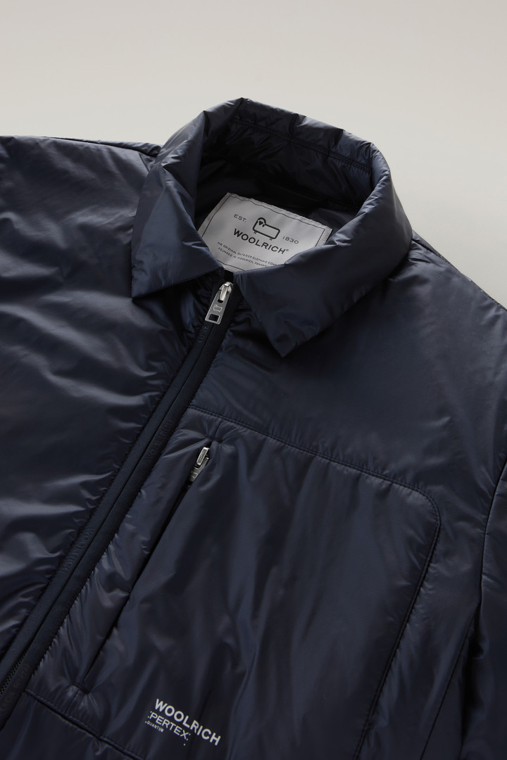 Padded Overshirt in Recycled Pertex Quantum Blue photo 6 | Woolrich