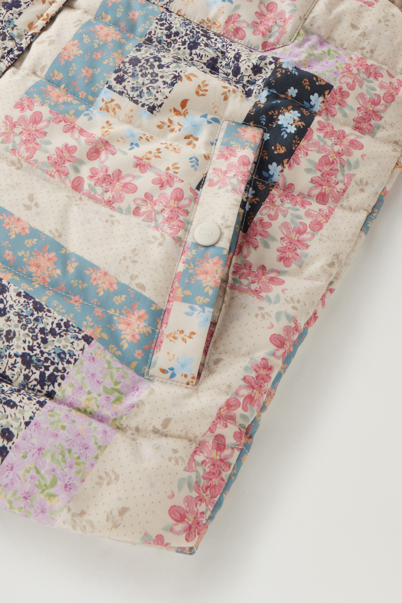 Surchemise matelassée Pennsylvania avec imprimé patchwork multicolore photo 9 | Woolrich