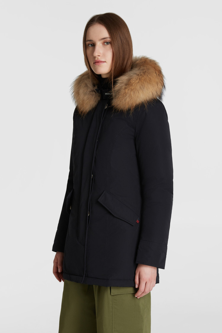 Luxury Arctic Parka with racoon fur