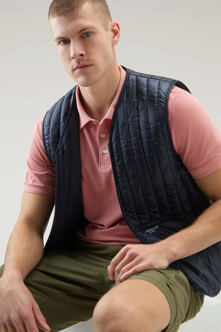 Quilted Vest in Recycled Pertex Quantum Blue photo 4 | Woolrich