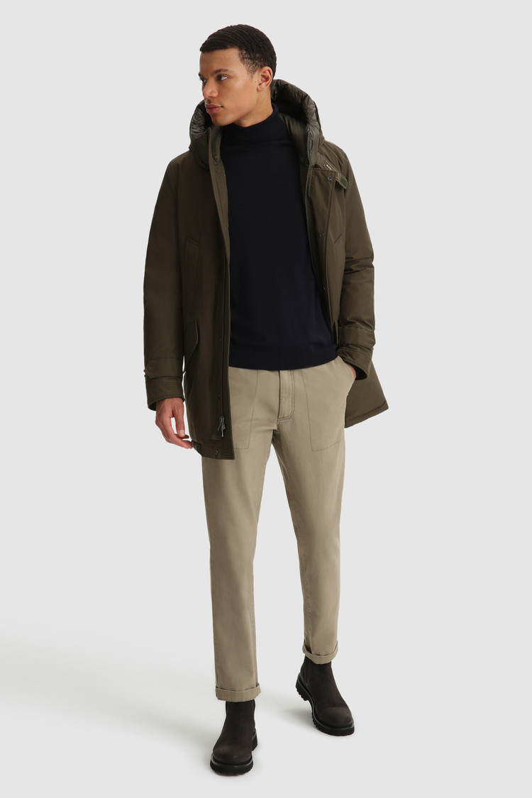 Jersey de cuello alto de lana merino extrafina