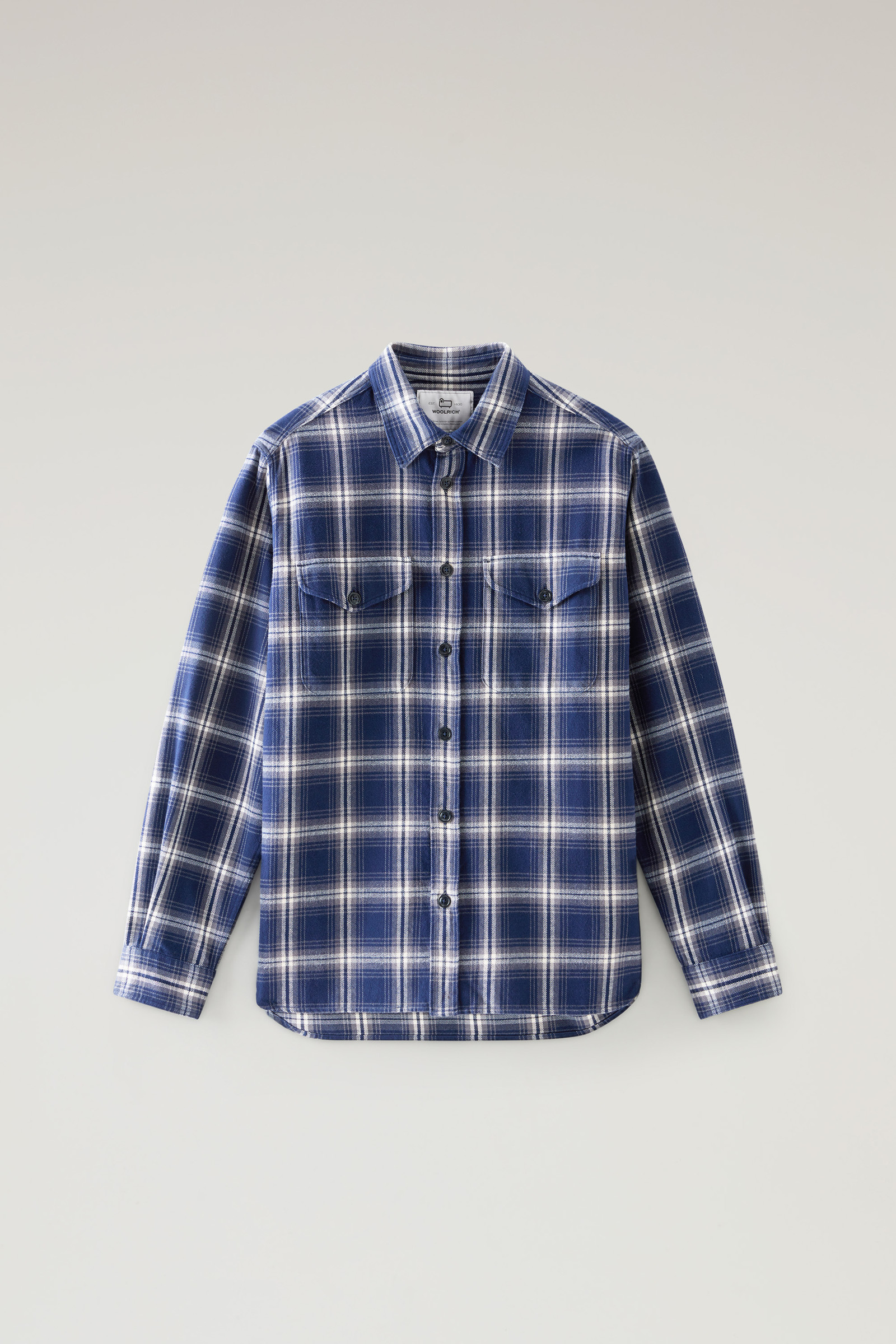 Karoshirt aus Flanell blau photo 5 | Woolrich