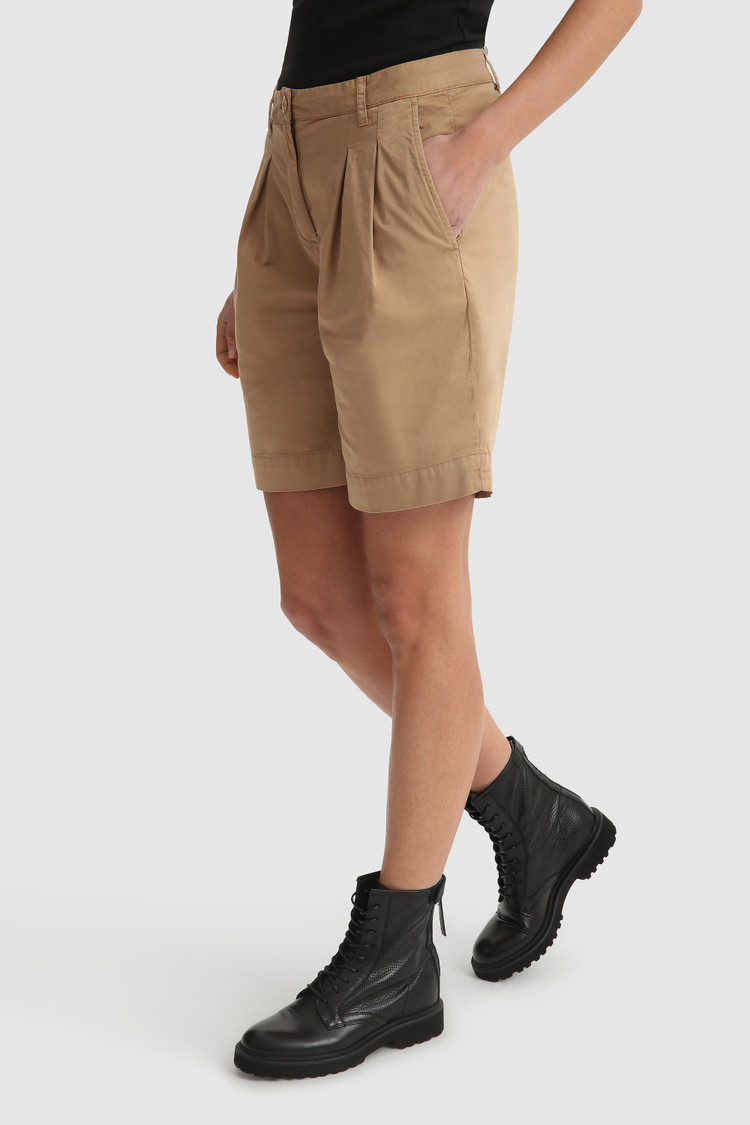 Pantaloncini in cotone elasticizzato