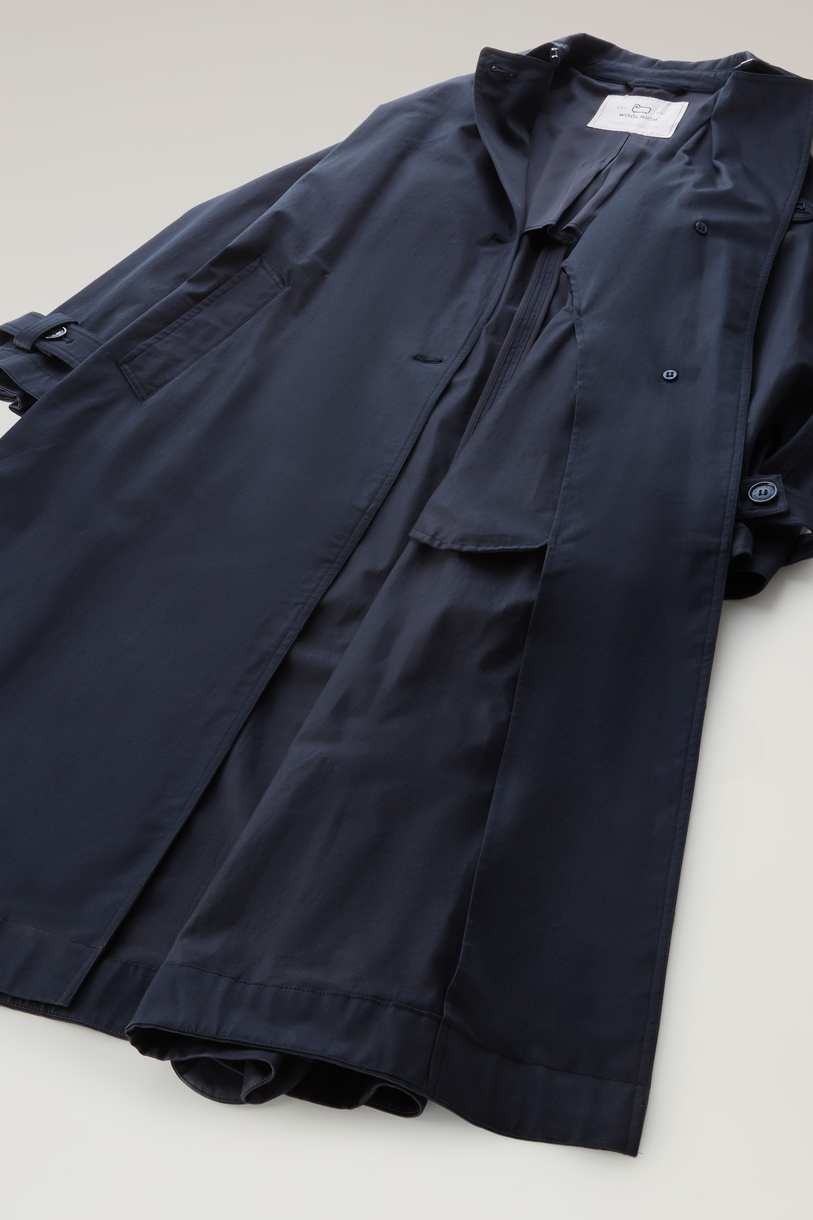 Trenchcoat Lakeside aus Baumwolle blau photo 11 | Woolrich