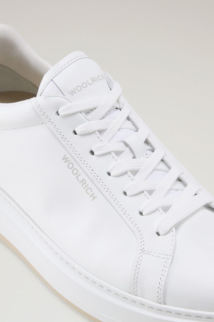Sneakers Arrow in Leather White photo 5 | Woolrich