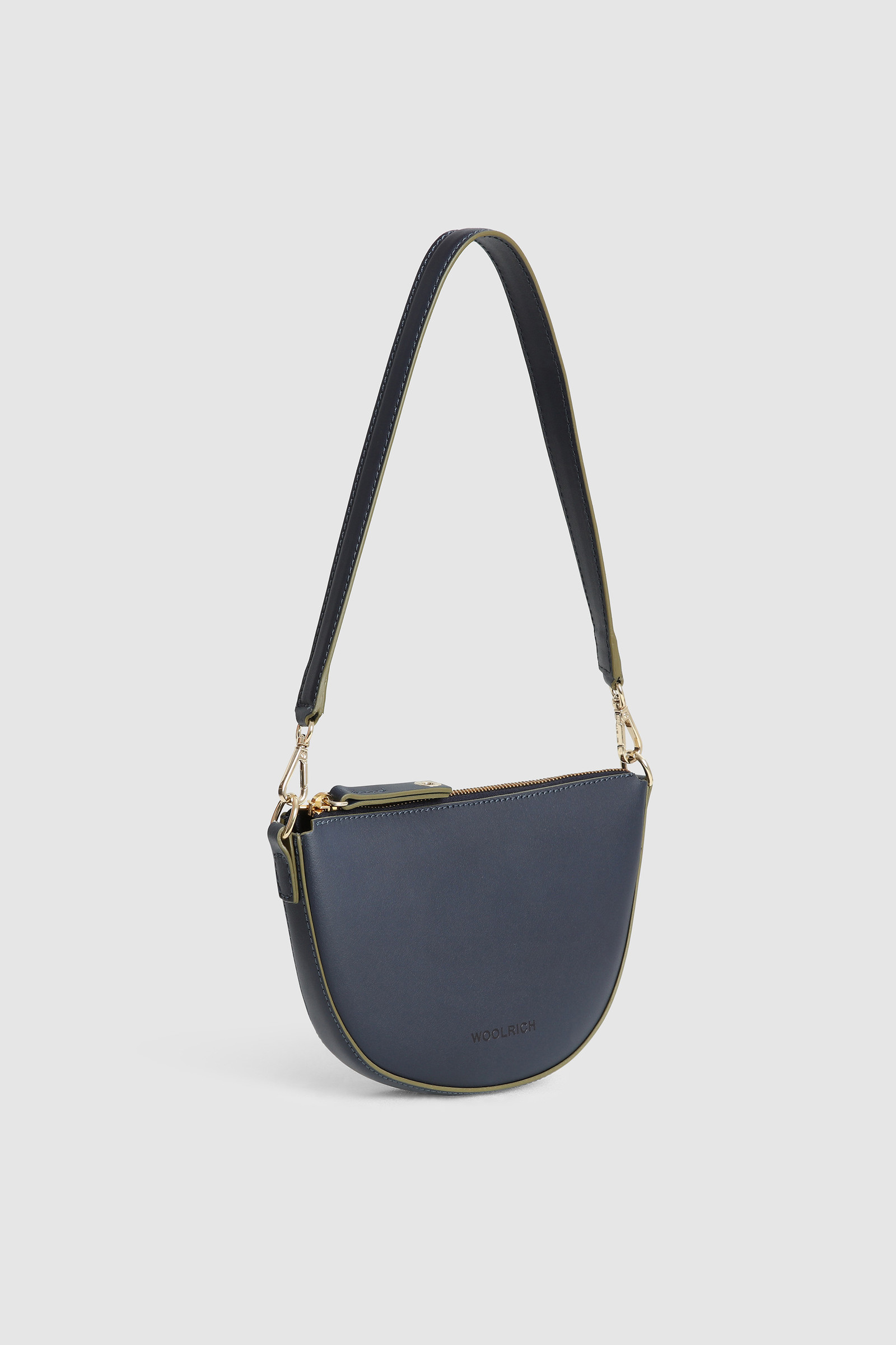 Kleine Ledertasche Blau photo 2 | Woolrich