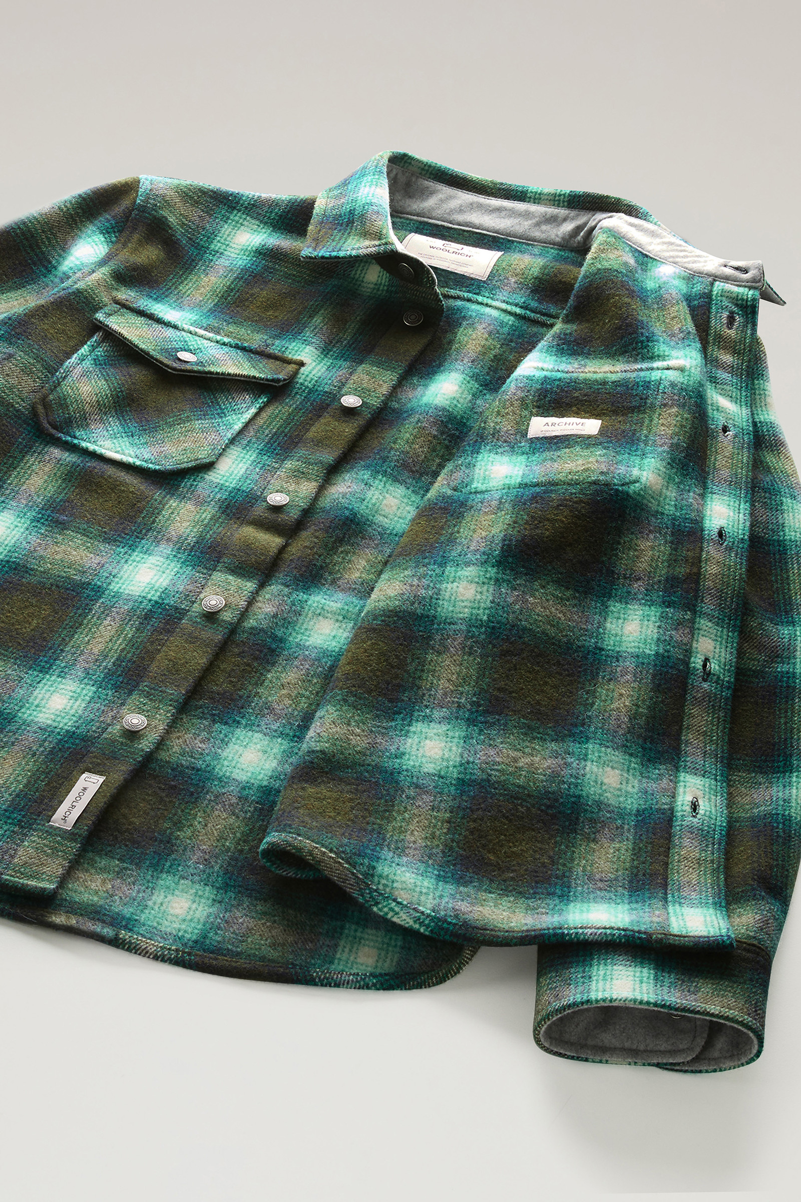 Alaskan Karo-Overshirt aus recycelter italienischer Wollmischung multicolor photo 10 | Woolrich