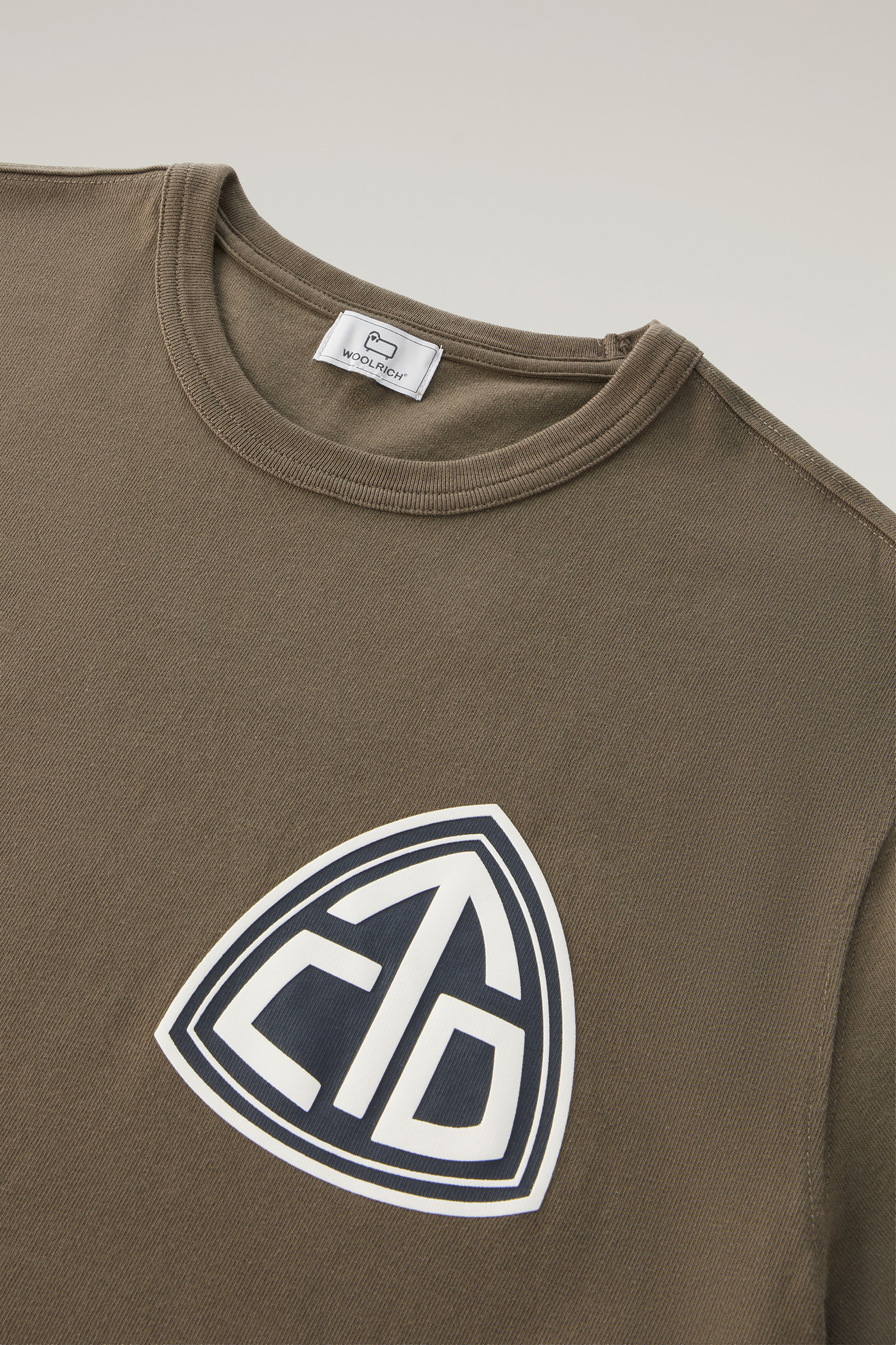 T-shirt U.S. Trails aus reiner Baumwolle grün photo 6 | Woolrich